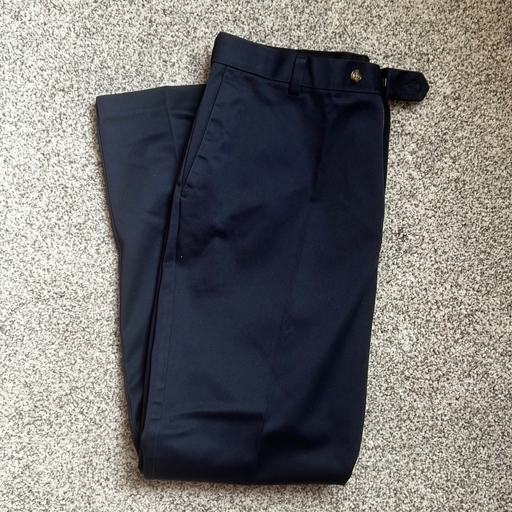 Roundtree & Yorke Mens Navy Dress Pants 35x32